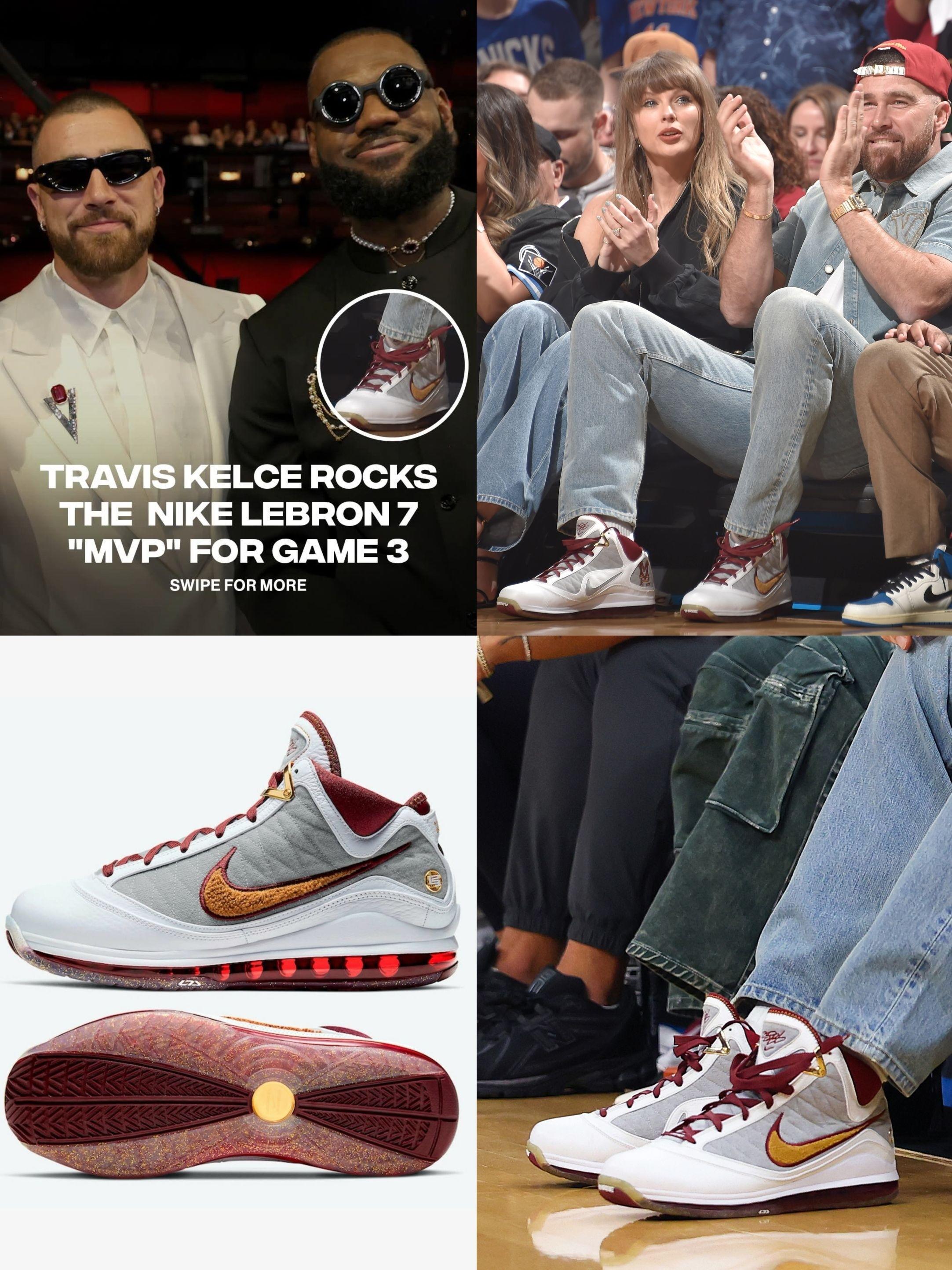 老詹看了都点赞!Travis Kelce 上脚的MVP战靴有多顶?
